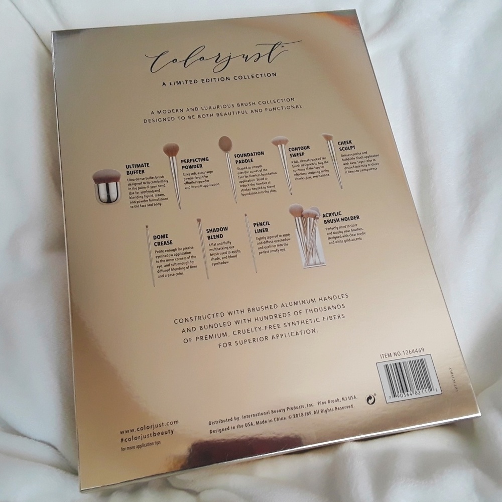 Colorjust Limited Edition 8pc Make Up Brush Set - Picture 7 of 8